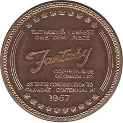 Medallion - Sudbury `Numismatic Park` 1 Cent