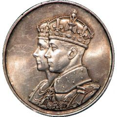 Medal - George VI Royal Visit, silver, 32mm