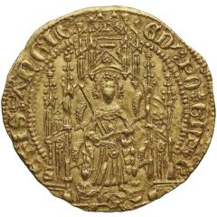 1/2 Gold Noble - Edward of Woodstock 1st issue: heavy type