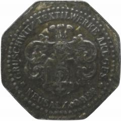 10 Pfennig - Neusalz a. Oder Gruschwitz Textilwerke Akt. Ges.