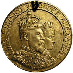 Medal - King Edward VII and Queen Alexandra Coronation