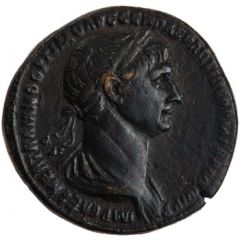 Sestertius - Trajan ARMENIA ET MESOPOTAMIA IN POTESTATEM P R REDACTAE S C, Armenia, Tigris, and Euphrates