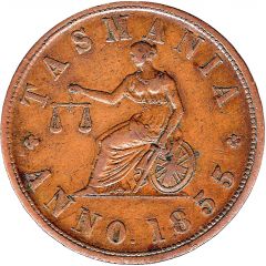 1 Penny - Edw.De Carle and Co Melbourne, Tasmania