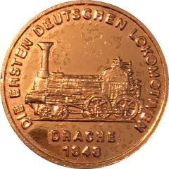150 years of German Railroads Drache 1848