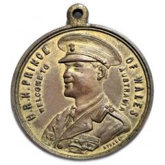 Medal - Edward Prince of Wales Visit to Australia 1920) (Geelong