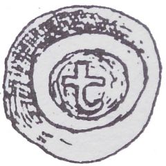 Denier Bracteate - Mestwin II Gdańsk mint