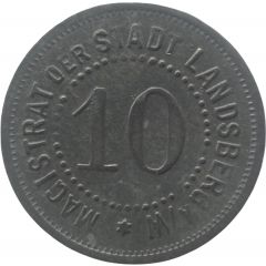 10 Pfennig - Landsberg an der Warthe