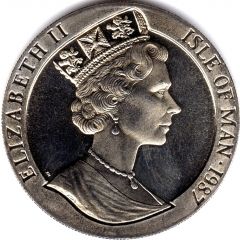 1 Crown - Elizabeth II Bicentenary of America`s Constitution