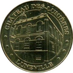 Jeton Touristique - Monnaie de Paris - Lunéville Château des Lumières