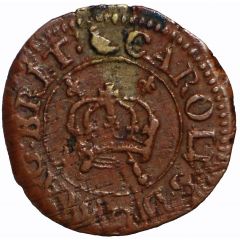 1 Farthing - Charles I Rose issue, mules of types 1 and 2 or 3