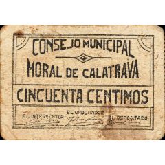50 Céntimos Moral de Calatrava
