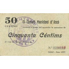 50 Céntimos Ascó