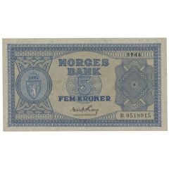 5 Kroner Replacement notes