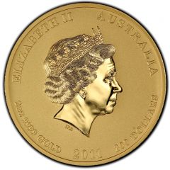 200 Dollars - Elizabeth II 4th Portrait - Year of the Rabbit - Gold Bullion Coin