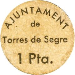 1 Peseta Torres de Segre