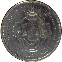 Token - No Cash Value Clown and Eagle