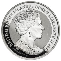 1 Dollar - Elizabeth II Una and Lion, Piedfort