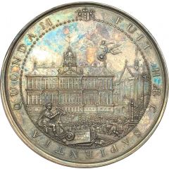 Medal - Opening of the new city hall Amsterdam