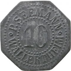 10 Pfennig - Wallertheim P. Seemann