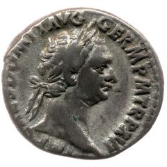 Denarius - Domitian IMP XXII COS XVII CENS P P P, Minerva
