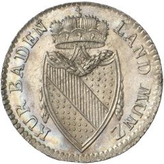 6 Kreuzers Landmünze - Charles Louis Frederick