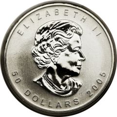 50 Dollars - Elizabeth II 4th Portrait, 1 oz. Palladium Bullion Coinage