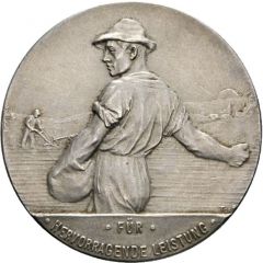 Agricultural award medal - Jubilee agricultural state exhibition Mainz
