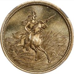 1 Dollar - Durfee and Peck Dakota Territory