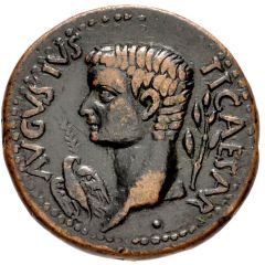 Æ28–31 - Tiberius Apollo
