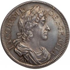 60 Shillings - James VII Restrike, Pattern