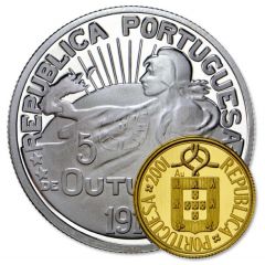 2 1/2 Euros 100th anniversary of republic commemorative coins