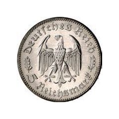 5 Reichsmark Friedrich Schiller - Pattern