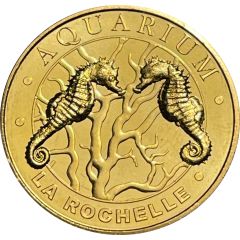 Tourist token - Monnaie de Paris - La Rochelle - Aquarium Seahorses