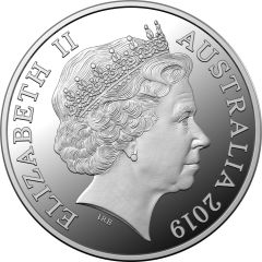 1 Dollar - Elizabeth II 4th Portrait - The Great Aussie Coin Hunt - Letter C - Silver Proof