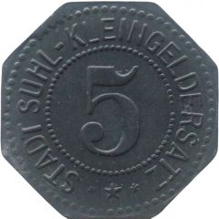 5 Pfennig - Suhl