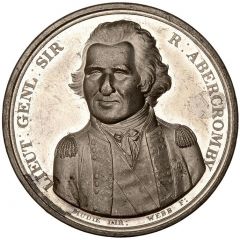 Medal - George III Siege of Alexandria, white metal