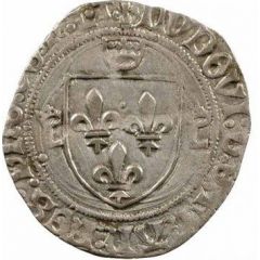 Blanc with crown of Provence - Louis XII