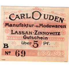 5 Pfennig Carl Duden