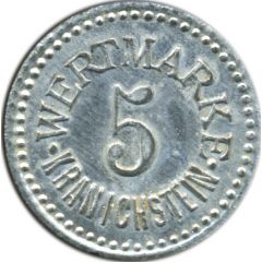 5 Pfennig Wertmarke Kranichstein