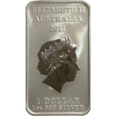 1 Dollar - Elizabeth II 4th Portrait - Platypus Dreaming