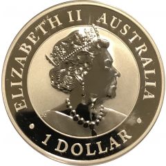 1 Dollar - Elizabeth II 6th Portrait - Australian Brumby - Silver Bullion Coin
