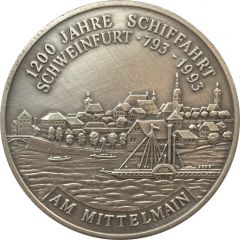 Medal - 1200 years of shipping in Schweinfurt