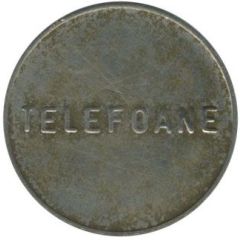 Telephone Token - Telefoane Control 27 mm; smallest letters