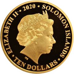 10 Dollars - Elizabeth II VE Day