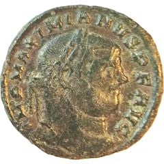 Follis - Maximianus SACRA MONET AVGG ET CAESS NOSTR, Siscia