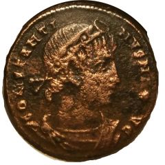 Nummus - Constantinus I GLORIA EXERCITVS, Alexandria