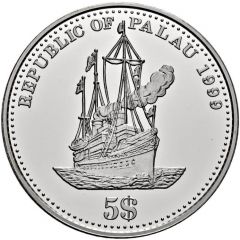 5 Dollars German New Guinea, Essai