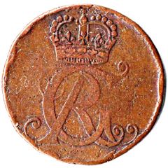 1 Pfennig - George Louis