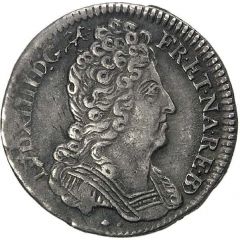 1/10 Ecu of Béarn with three crowns - Louis XIV