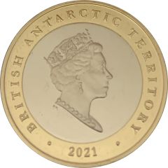 2 Pounds - Elizabeth II Antarctic Treaty